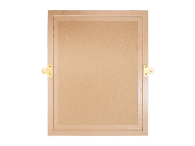 3 Hole Mirror Plates 46mm Solid Brass pack 50
