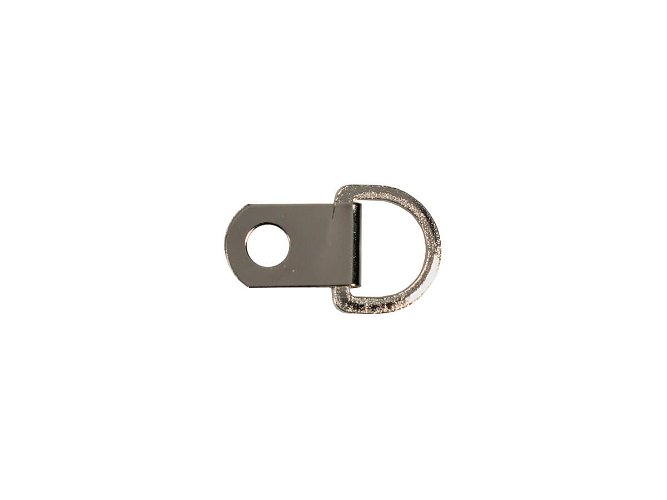 Solid D Ring Nickel Plated 100 pack