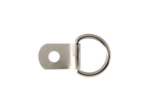 Quality 1 Hole D Rings Nickel Plated 500 pack