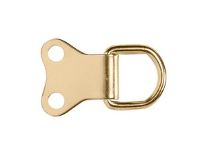 Double D Ring Brass Plated pack 500