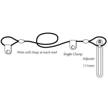 Odems Standard Wires Silver 300mm Pack of 10