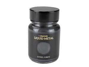 Liquid Metal Metallic Paint Steel Grey 30ml