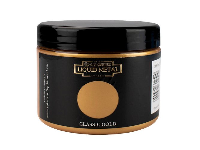 Liquid Metal Metallic Paint Classic Gold 500ml
