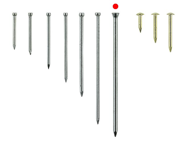 Framing Pins steel 45mm x 1.6mm dia pack of 680