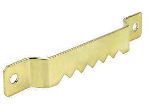 Sawtooth Picture Hanger 63mm Brass Plated 200 pack