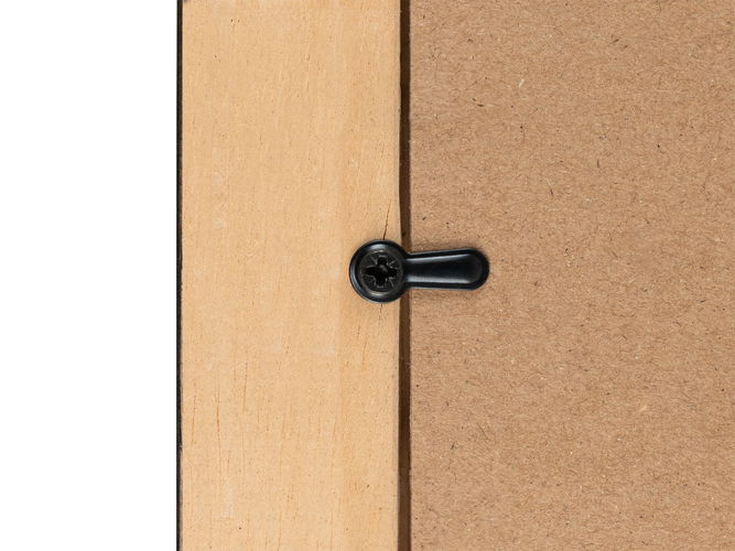 Turn Button Frame Fastener 20mm Black 200 pack