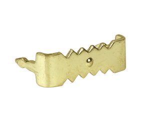 No Nail Sawtooth Picture Hanger 24mm Brass Plated 200 pack