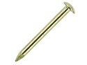 Escutcheon Pins 13mm x 1.25mm dia Brass Plated pack of 3600