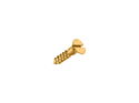 Wood Screws No.2 x 3/8" / 2.2mm x 9.5mm CSK Slotted Brass pack 200