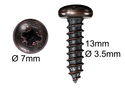 Wood Screws No.6 x 1/2" / 3.5mm x 13mm Pan Pozi Bronze pack 200