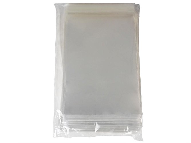 Clear Polypropylene Print Bags 115 x 165mm A6 Pack 200   