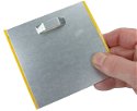 Panel Hanging Plates 100mm x 100mm Self Adhesive Kit with hooks