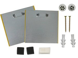 Panel Hanging Plates 100mm x 100mm Kit with Wabil Hanger