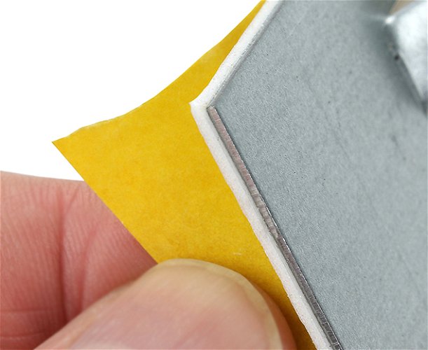 Panel Hanging Plates 200mm x 100mm Self Adhesive Kit with wheels