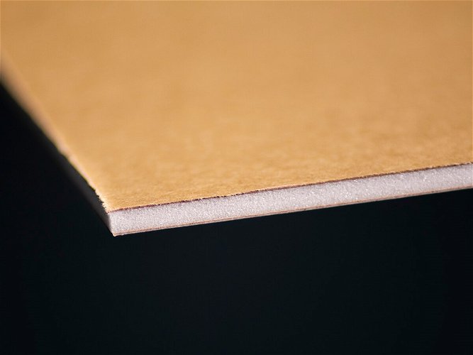 Foam Board 3mm White Face / Brown Back 1015mm x 762mm 40 sheets