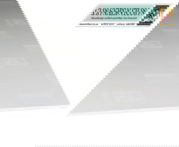 Conservation Board Shadow Printed White 2.1mm 1200x815mm 1 sheet