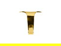 Picture Rail Hook 38mm x 34mm Brass 10 pack
