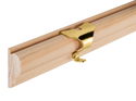 Picture Rail Hook 38mm x 34mm Brass 10 pack