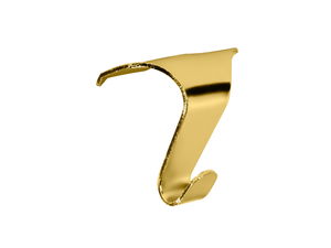 Picture Rail Hook 44mm x 40mm Brass 10 pack