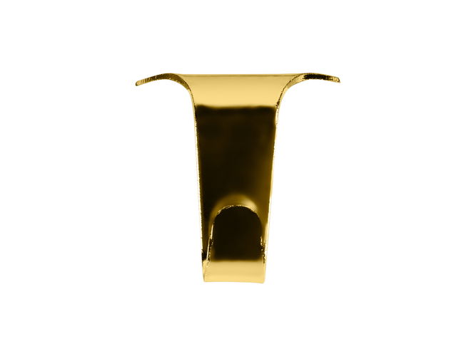 Picture Rail Hook 44mm x 40mm Brass 10 pack