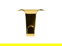 Picture Rail Hook 44mm x 40mm Brass 10 pack