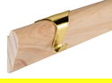 Picture Rail Hook 44mm x 40mm Brass 10 pack