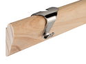 Picture Rail Hook 44mm x 40mm Silver 10 pack