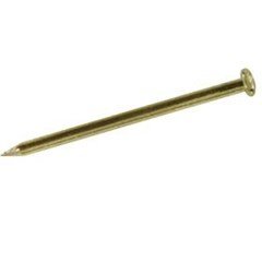 Picture Pins Hardened 22mm Brass finish Pack 1000
