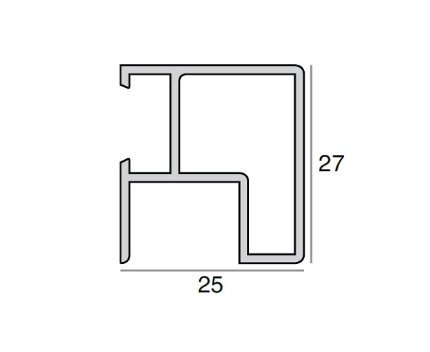 SUB25 Aluminium Sub Frame Length per metre