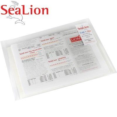 SeaLion Cold mounting laminating Sample Pack A5 Sample Sheets