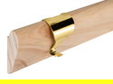 Picture Rail Hook 46mm x 32mm Brass 20 pack