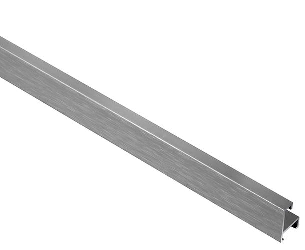 8mm 'Aluminium M10' Bright Contrast Grey Length Frame Moulding