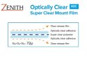 Zenith KOC Transparency Mounting Film 610mm x 3m roll