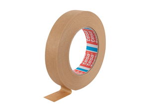 Tesa 4341 Self Adhesive Brown Paper Tape 25mm x 50m 1 roll