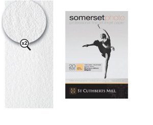 Somerset PHOTO Inkjet Printer Paper 300gsm A3+ Pack of 20 sheets    