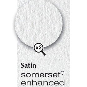 Somerset Enhanced SATIN Inkjet Printer Paper 225gsm A3+ Pack of 25 sheets     