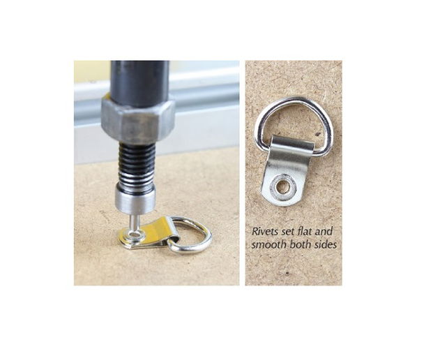 Locator disc kit for inserting Tubular Rivets