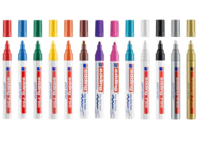 Edding 750 Paint Marker Silver