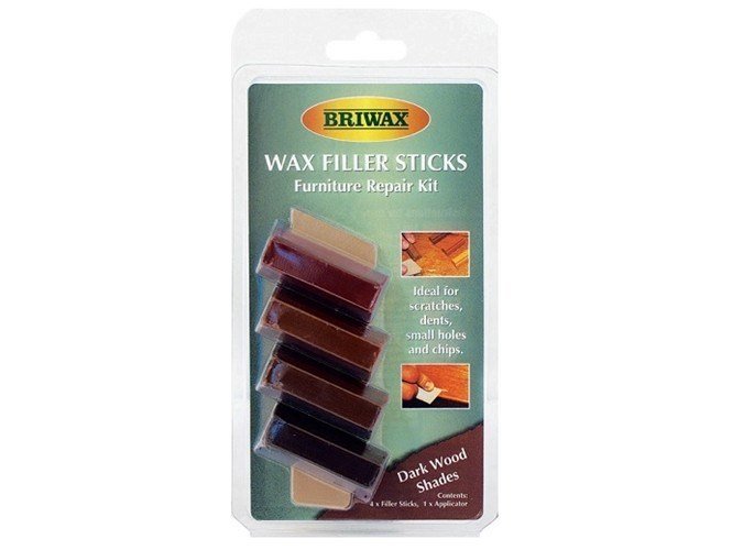 Briwax Wax Filler Sticks Dark Pack of 4