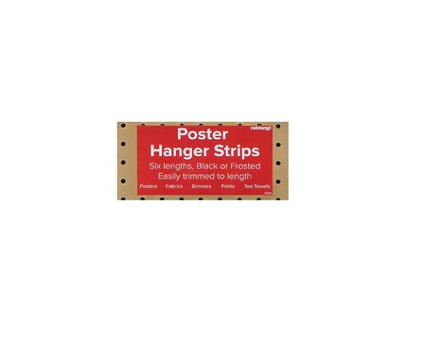 Header Card for Poster Hanger Strips 1 Pack
