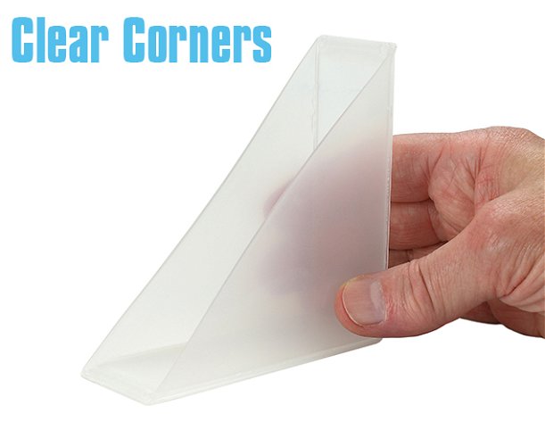 Corner Protectors Clear Plastic 35mm Box 280