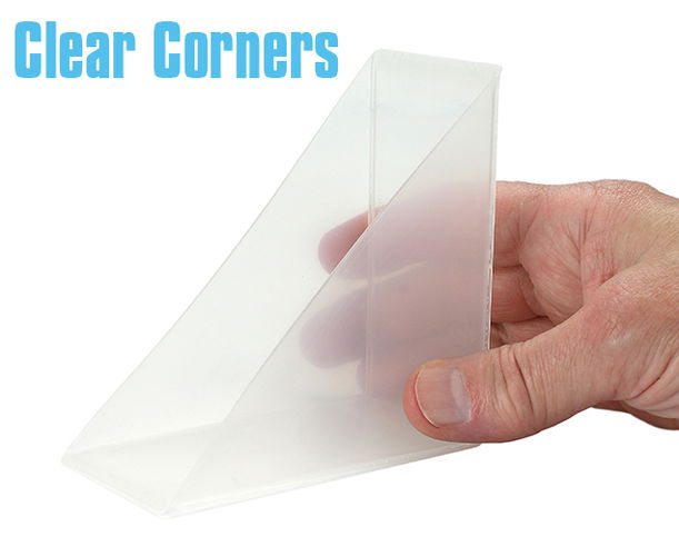 Corner Protectors Clear Plastic 50mm Box 200