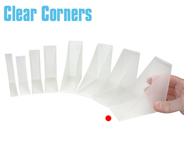 Corner Protectors Clear Plastic 50mm Box 200