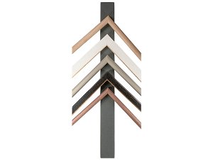 Moulding Chevron Display Strips Grey Pack of 4