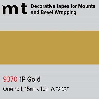 mt Decorative Tape Gold 15mm x 10m roll