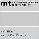 mt Decorative Tape Silver 15mm x 10m roll