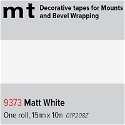 mt Decorative Tape Matt White 15mm x 10m roll