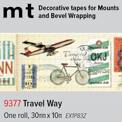 mt Decorative Tape Travel Way 30mm x 10m roll