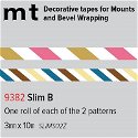 mt Decorative Tape Slim B (2 rolls) 3mm x 10m roll