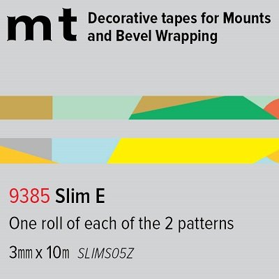 mt Decorative Tape Slim E (2 rolls) 3mm x 10m roll